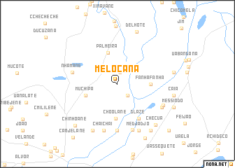 map of Meloçana