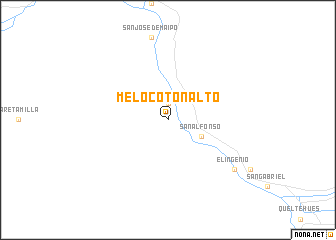map of Melocotón Alto