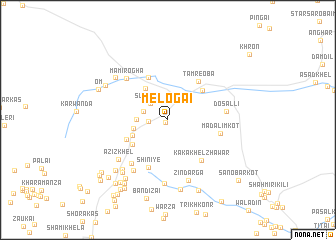 map of Melogai