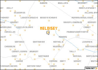 map of Meloisey