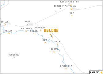 map of Melone