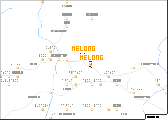 map of Melong