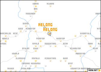 map of Melong