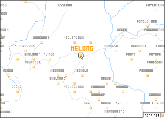 map of Melong