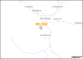 map of Melosa