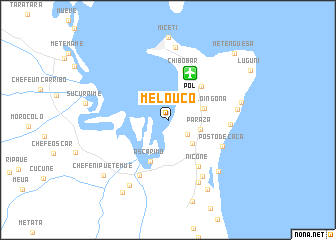 map of Melouco