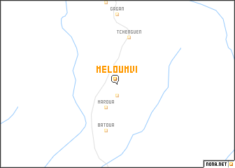 map of Méloumvi