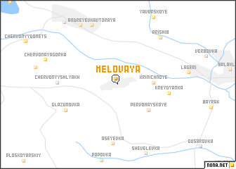 map of Melovaya