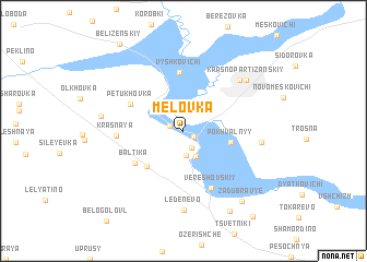 map of Melovka