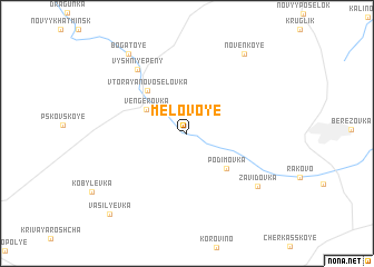 map of Melovoye