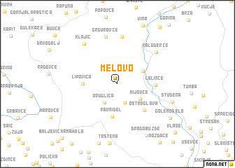 map of Melovo