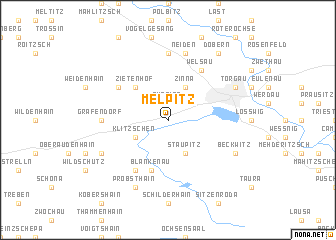 map of Melpitz