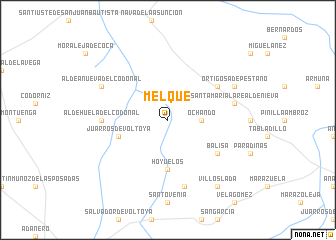 map of Melque