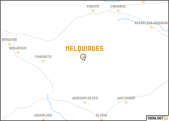 map of Melquíades