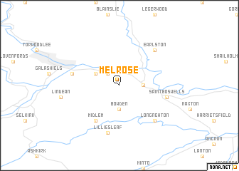 map of Melrose