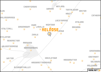 map of Melrose