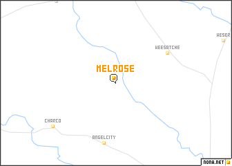 map of Melrose