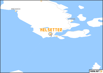 map of Melsetter