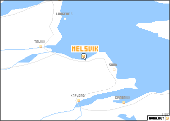 map of Melsvik