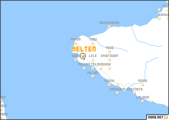 map of Mélten