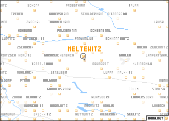 map of Meltewitz