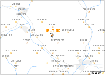 map of Meltina