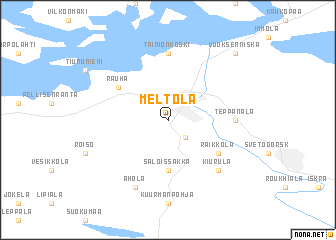 map of Meltola