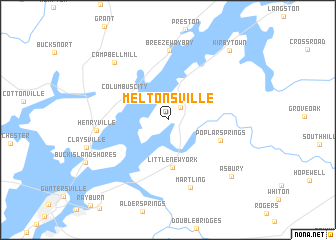 map of Meltonsville