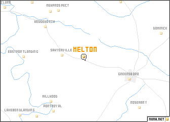 map of Melton