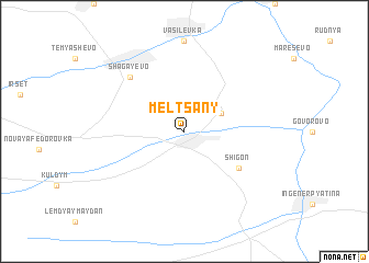 map of Mel\