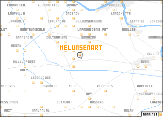 map of Melun-Sénart