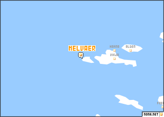 map of Melvær