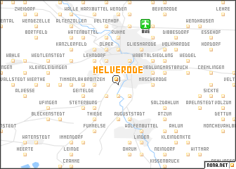 map of Melverode