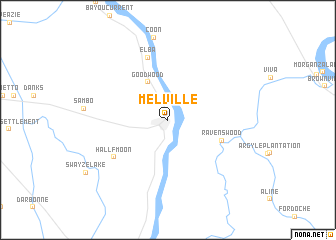 map of Melville