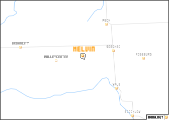 map of Melvin