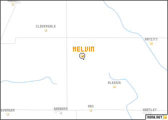 map of Melvin