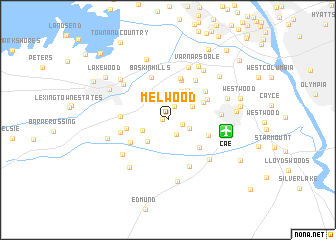 map of Melwood