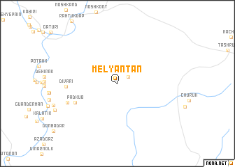 map of Melyāntān