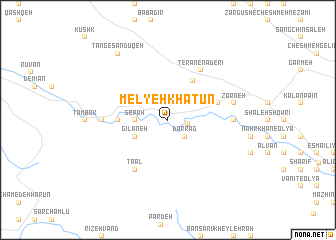 map of Melyeh Khātūn