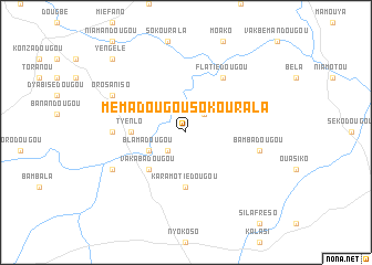 map of Mémadougou-Sokourala