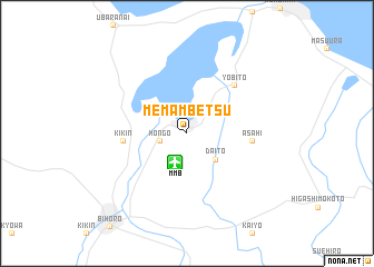 map of Memambetsu