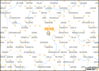 map of Mema