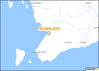 map of Membalong