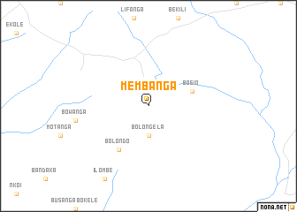 map of Membanga