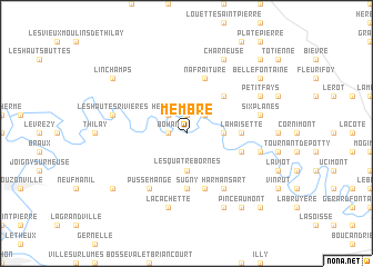 map of Membre