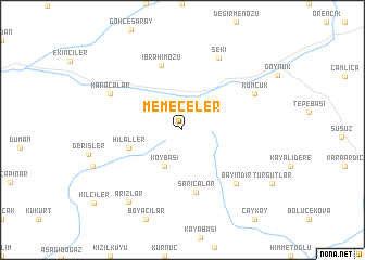 map of Memeceler