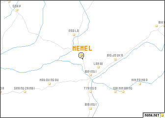 map of Mémel