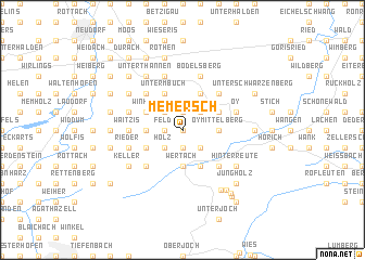 map of Memersch