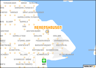 map of Memershausen