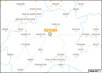 map of Mémiam